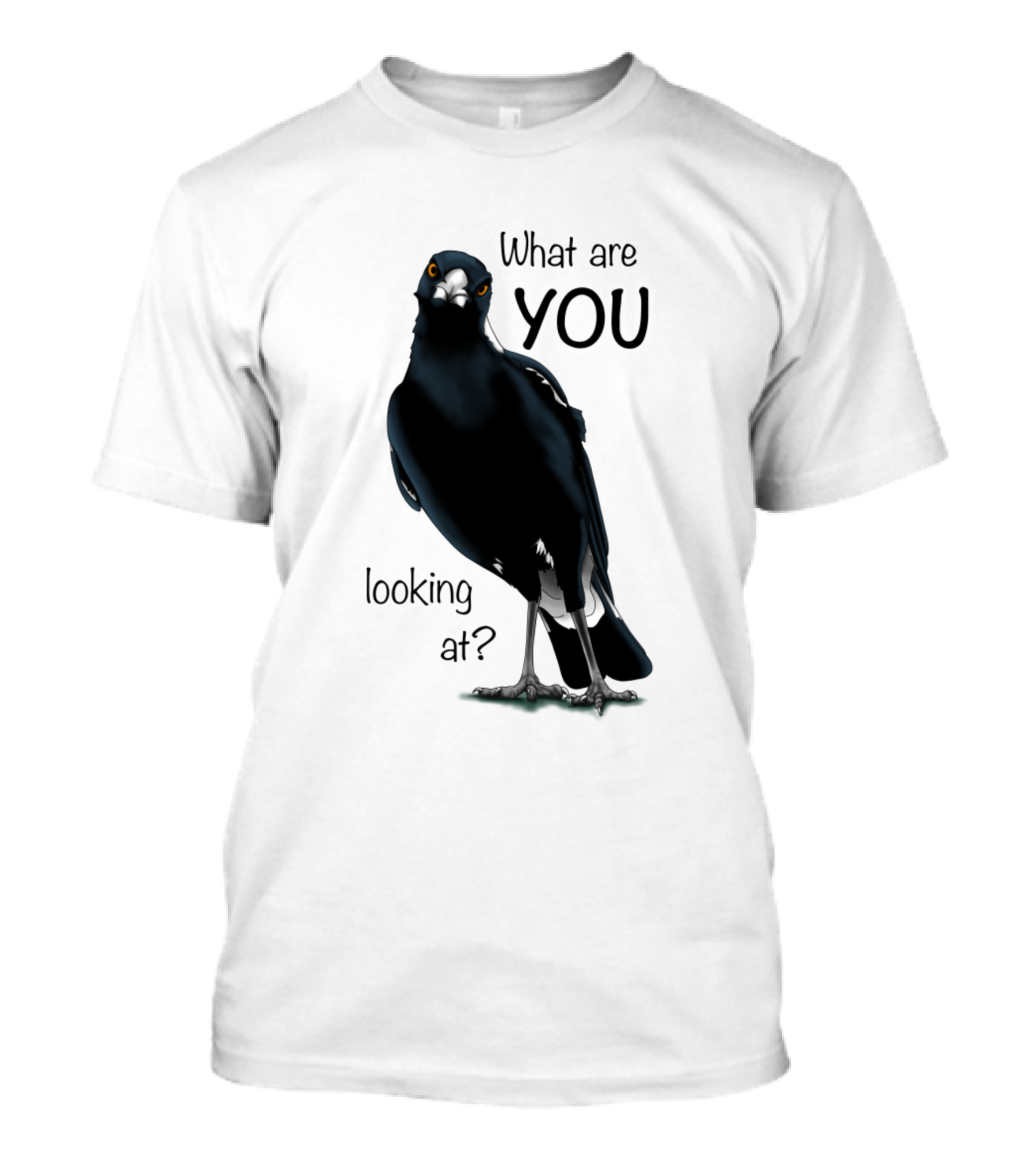 What Are You Looking At Magpie T-Shirt
