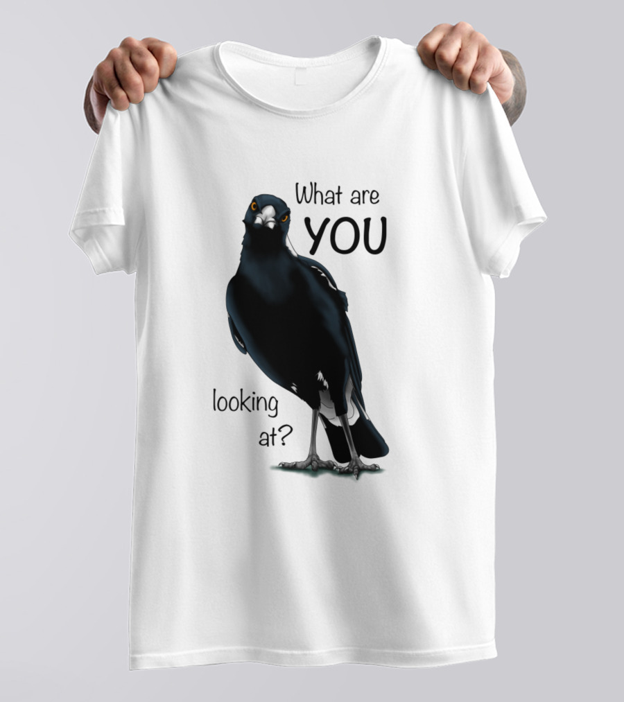 What Are You Looking At Magpie T-Shirt