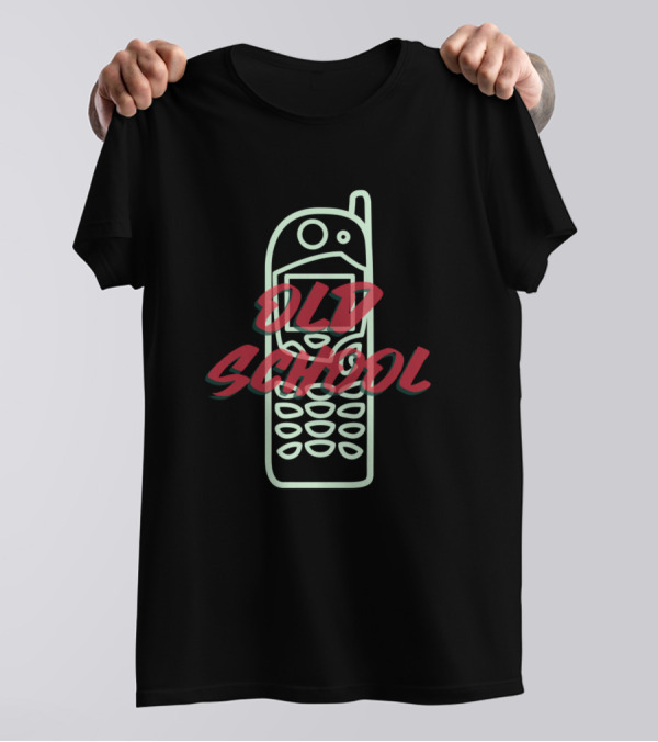 Old School Retro Mobile Phone T-Shirt