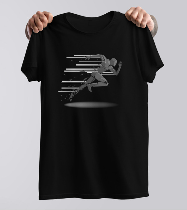 Sport Dynamic Runner In Motion T-Shirt