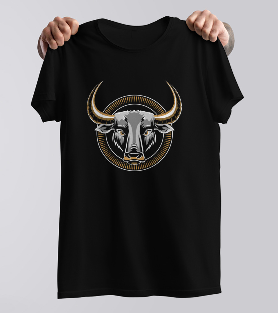 Taurus Horoscope Amazing Sign Bull Head T-Shirt