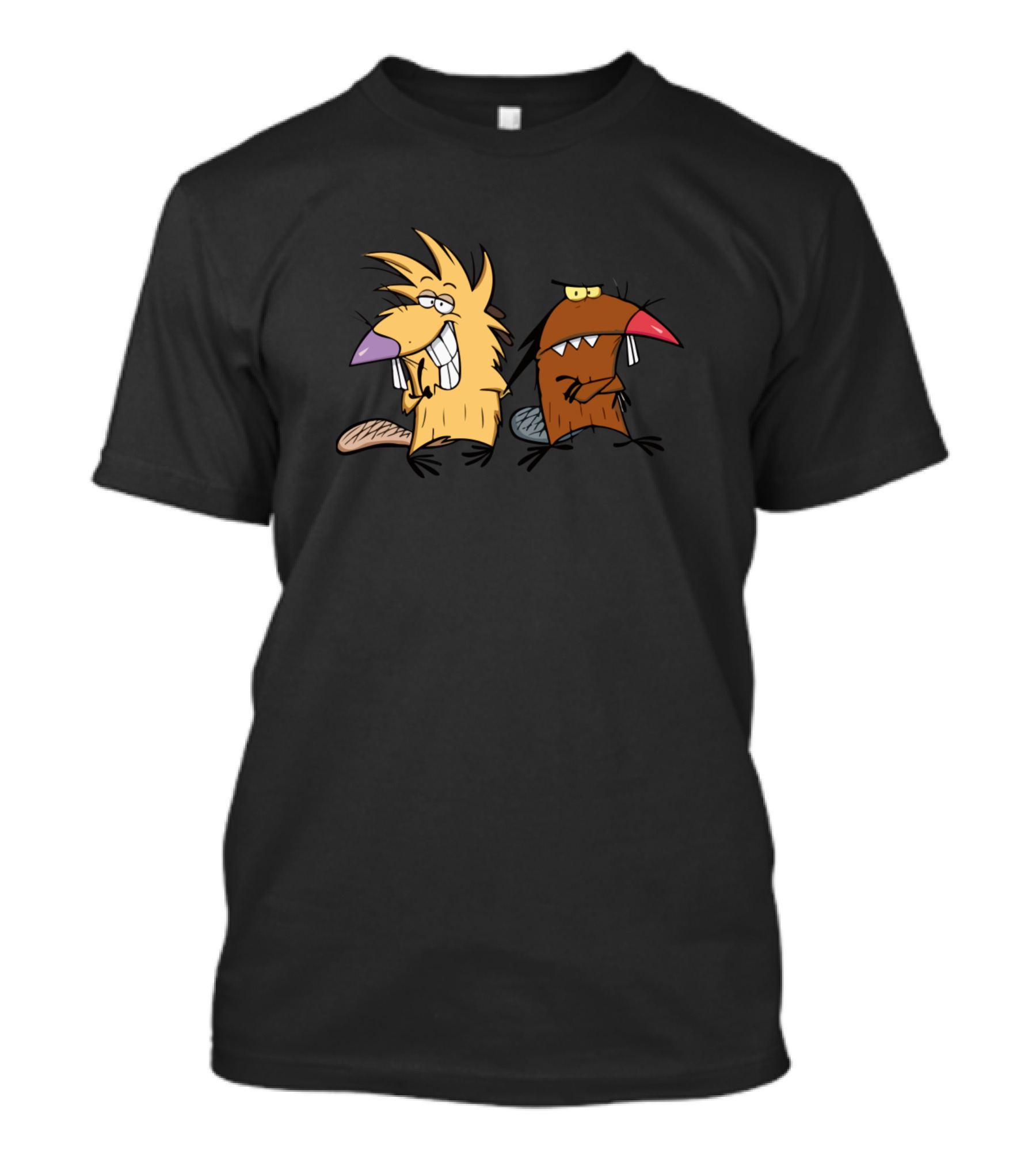The Beabs Angry Beavers Animated Characters Duo T-Shirt