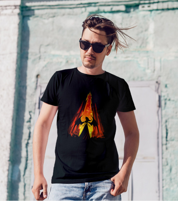 Welcome To Hell Gates Fiery Angelic T-Shirt