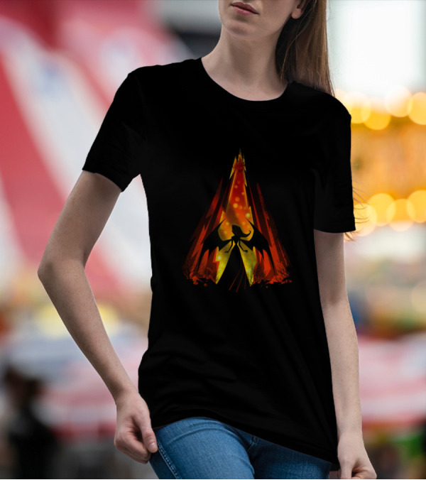 Welcome To Hell Gates Fiery Angelic T-Shirt