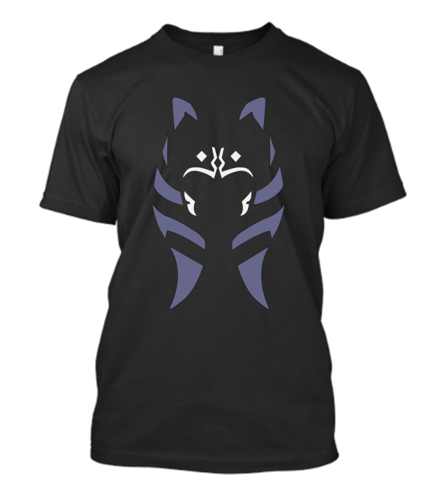 Ahsoka Tano Minimal Silhouette Design With Togruta Head-Tails Iconic T-Shirt