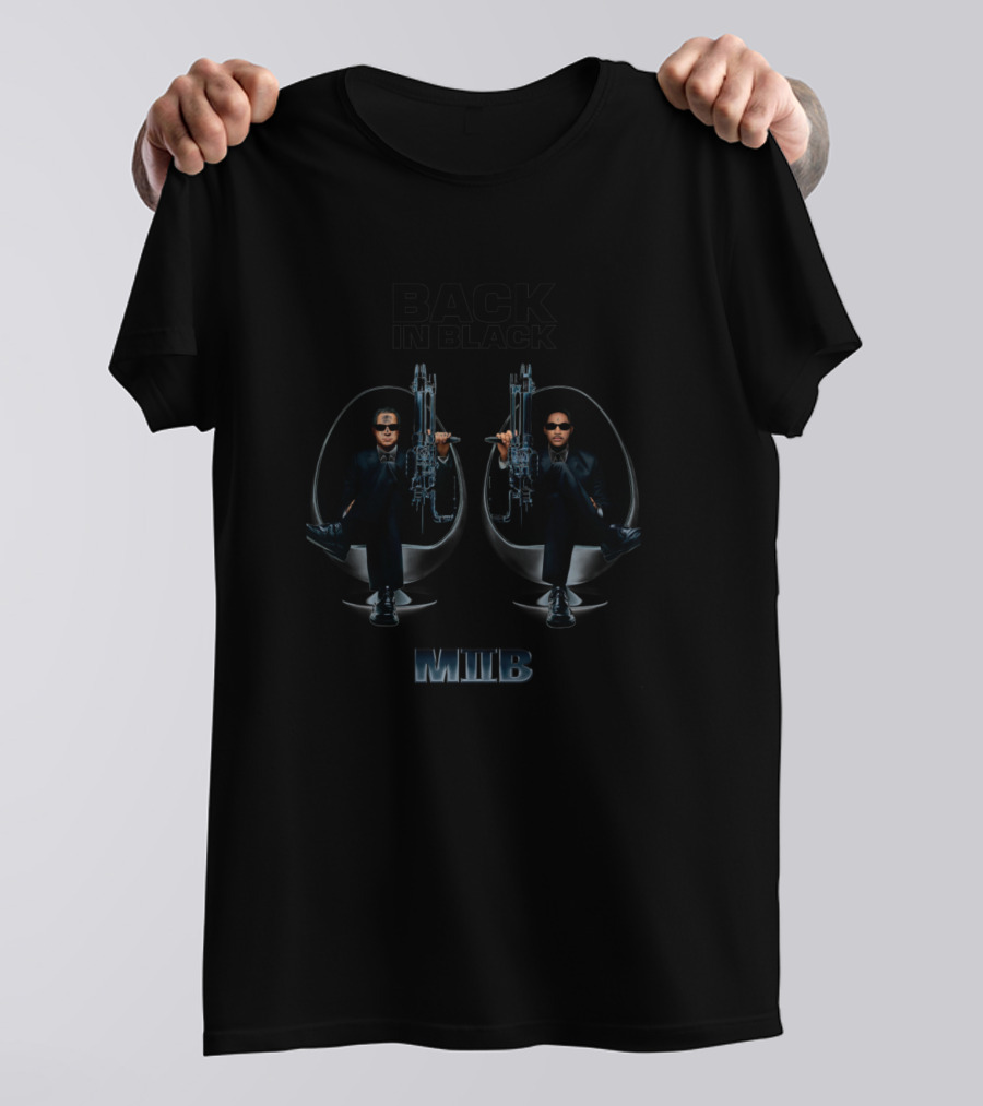 BACK IN BLACK MIB Chairs And Suits T-Shirt
