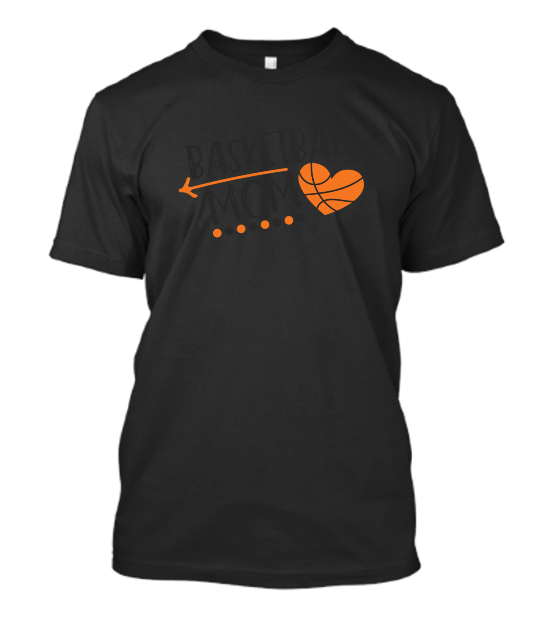 Basketball Mom Arrow Heart T-Shirt