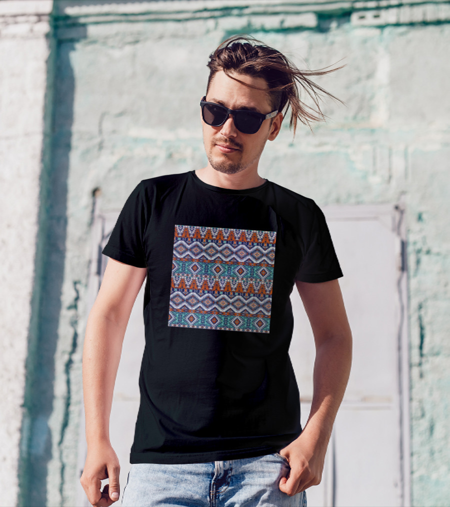 Batik Geometric Tribal T-Shirt
