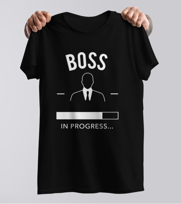 Boss In Progress Loading Bar Suit T-Shirt