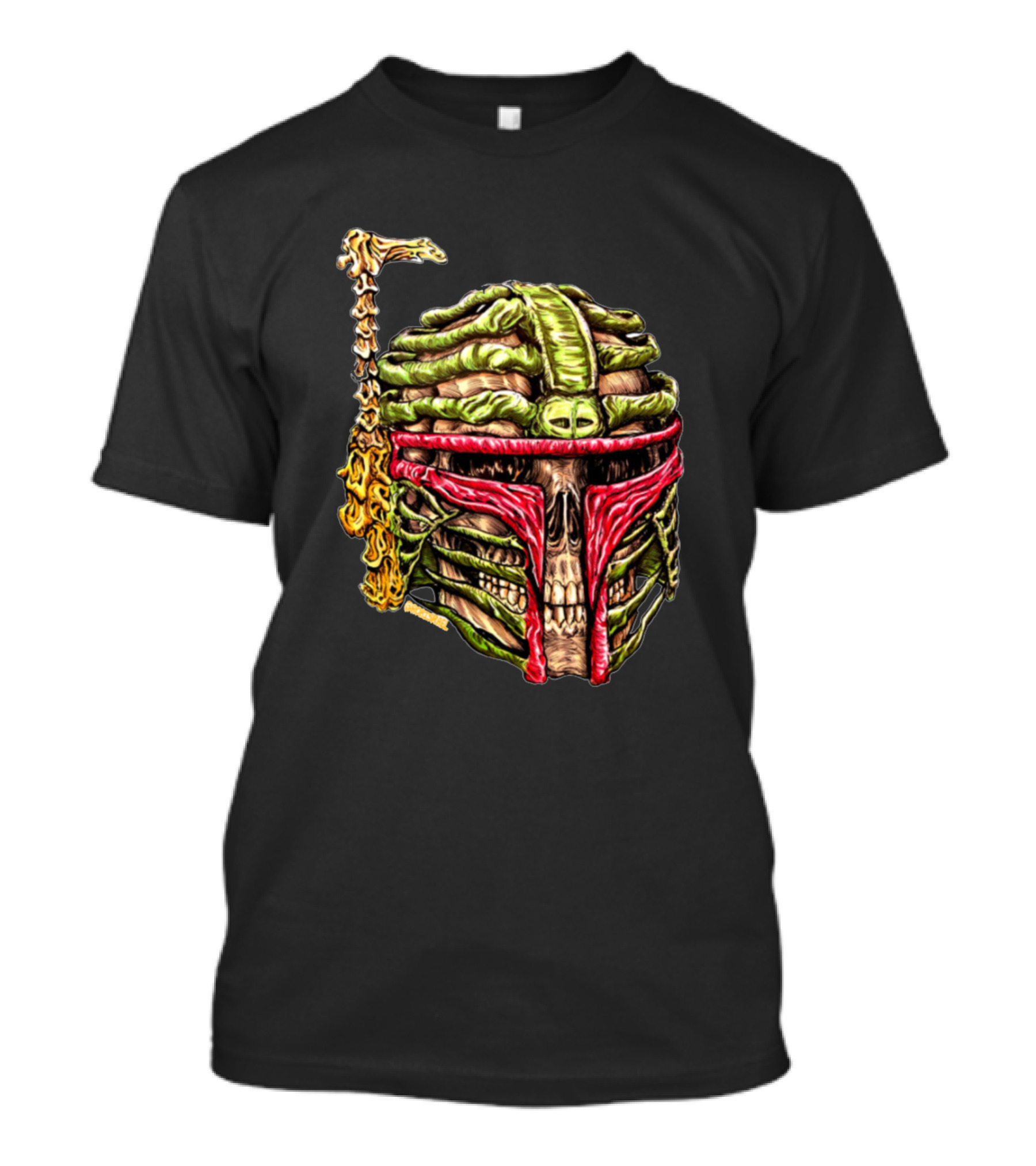 Bounty Hunter Skull Helmet Fusion T-Shirt