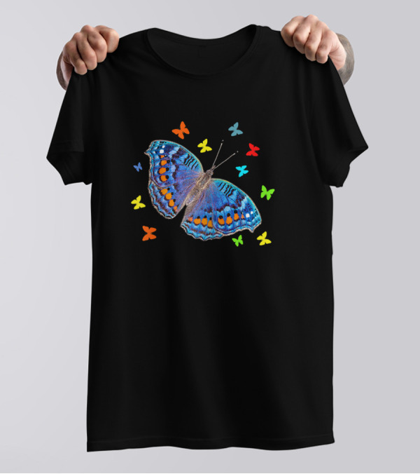 Colorful Butterfly Sleep Nightwear T-Shirt