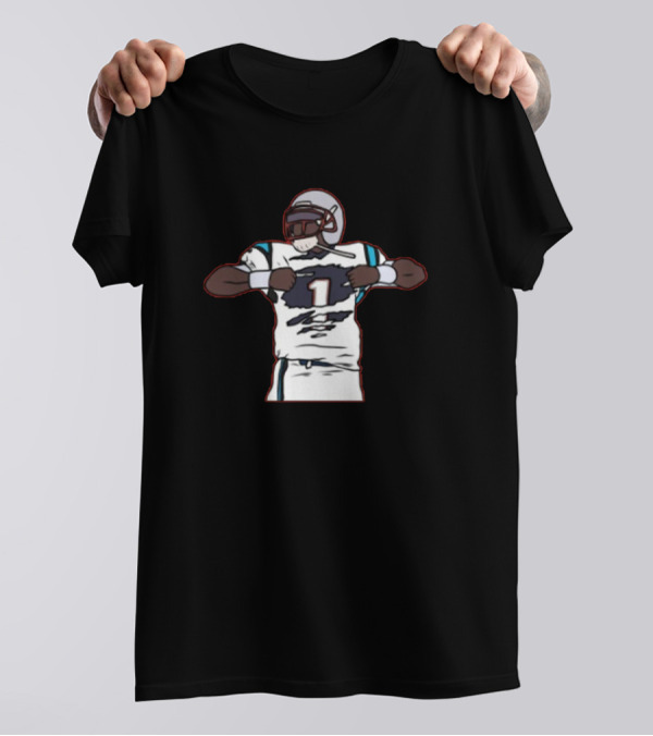Cam Newton Number One Quarterback Patriots Iconic T-Shirt