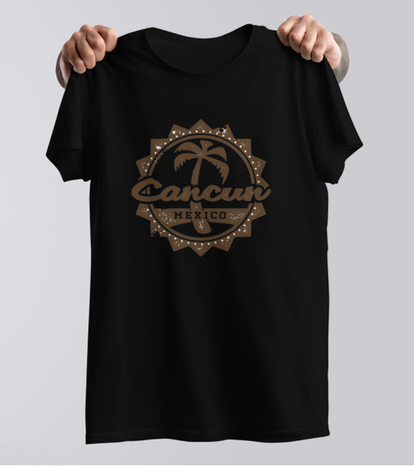 Cancun Mexico Palm Tree Vintage T-Shirt