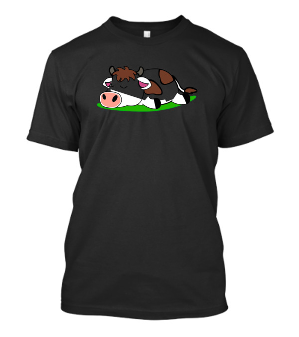 Cows Sleepy Cow Farming 187 T-Shirt