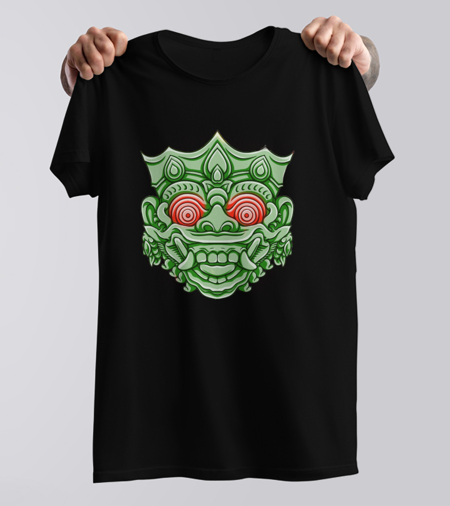 Denpasar Bali Indonesia Barong Mask T-Shirt