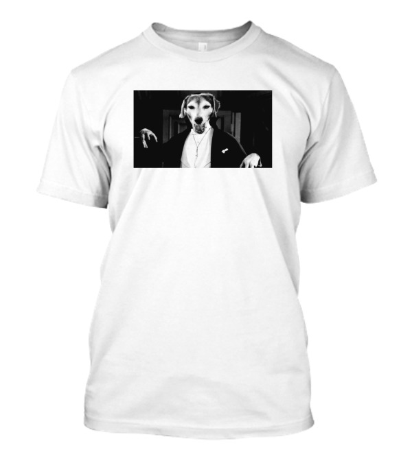 Dracool Dada Vampire Dog Mockup T-Shirt