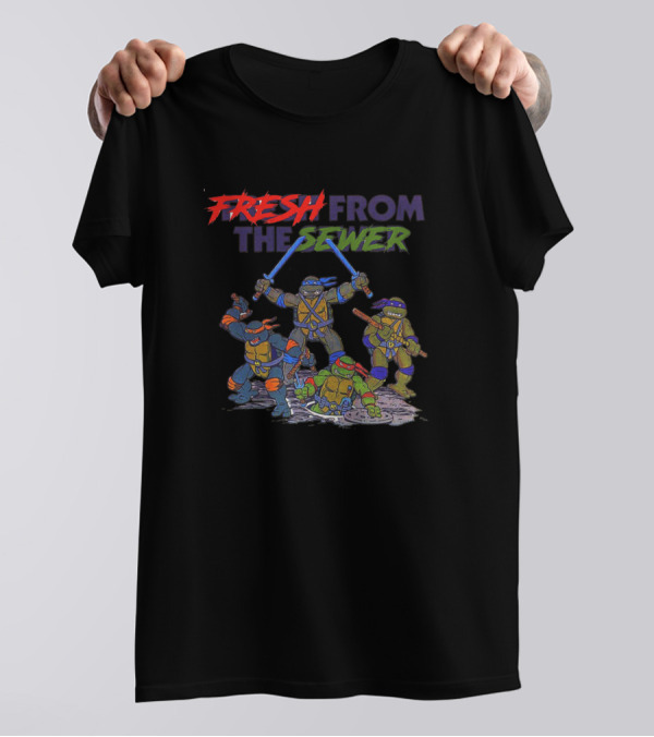 Fresh From The Sewer Comes TMNT Teenage Mutant Ninja Turtles T-Shirt