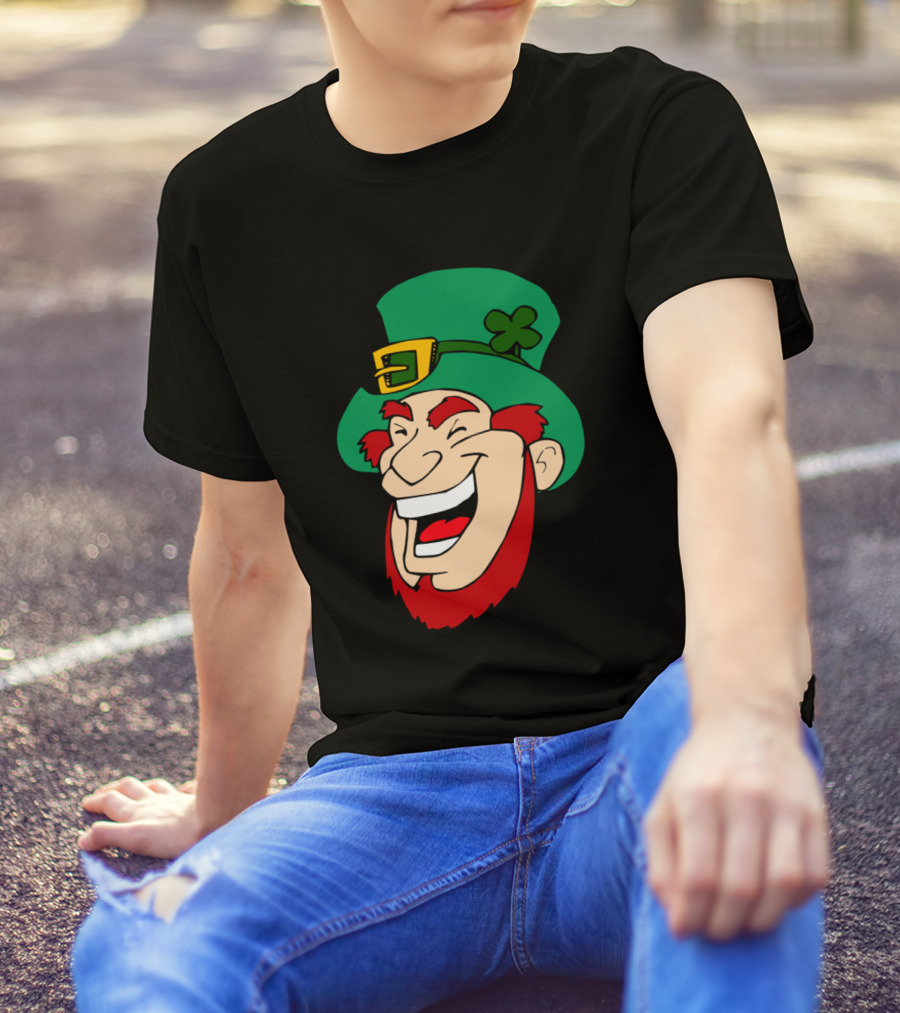 Funny Irish Sports Fan Notre Dame Go Irish Leprechaun Mascot T-Shirt