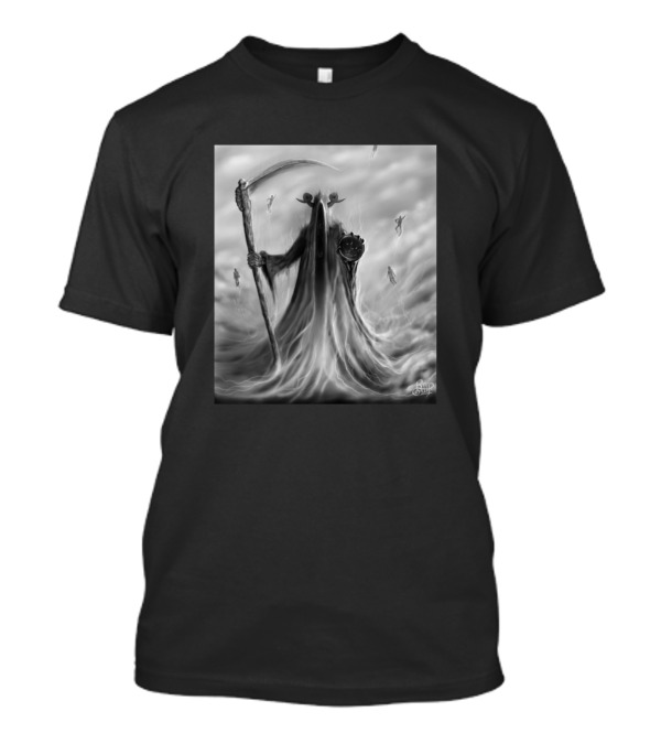Grim Reaper Scythe Ghostly Figures T-Shirt