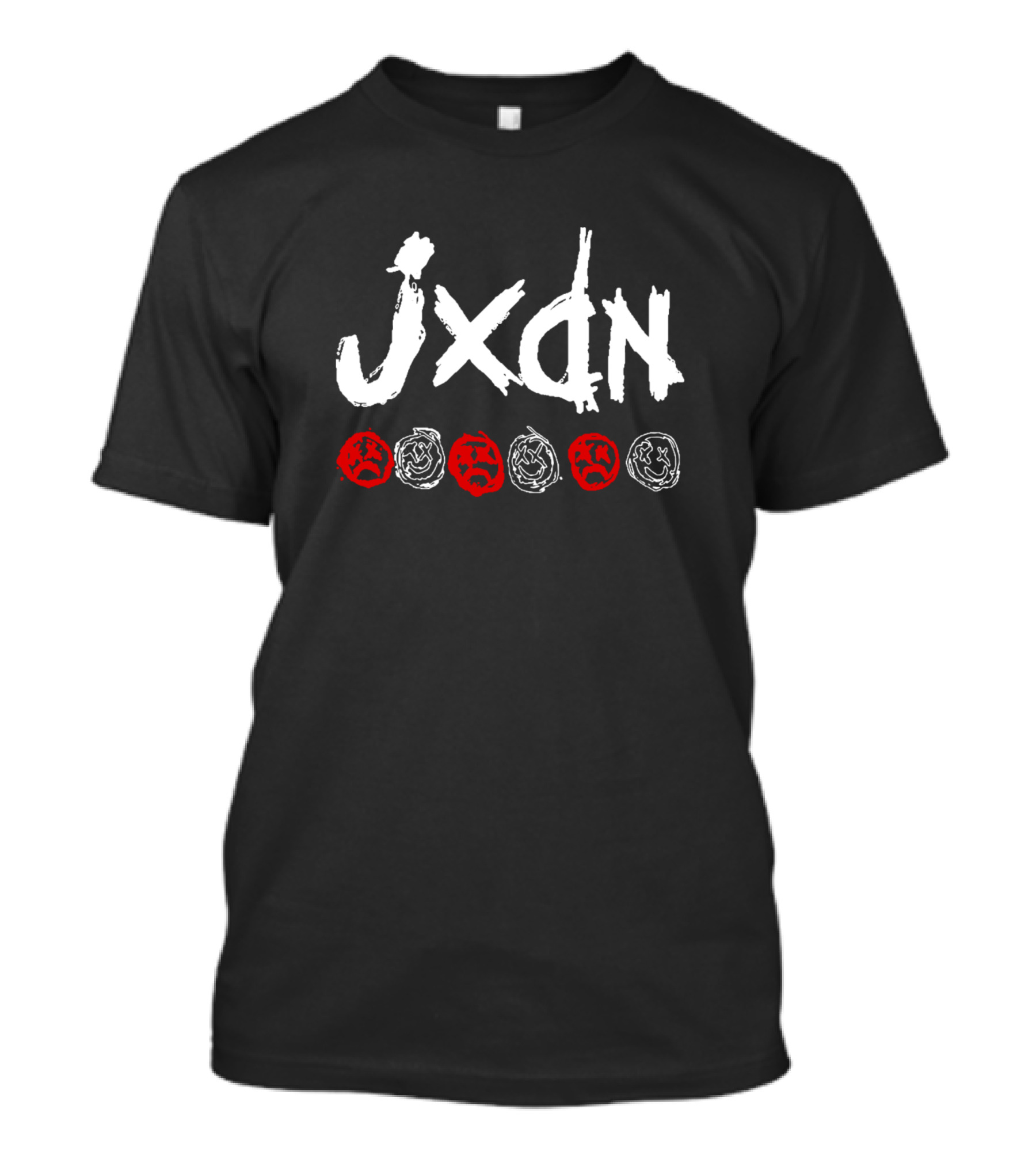 Jxdn Emojis Series Red And White T-Shirt