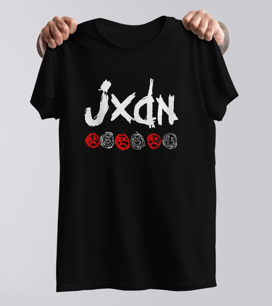 Jxdn Emojis Series Red And White T-Shirt