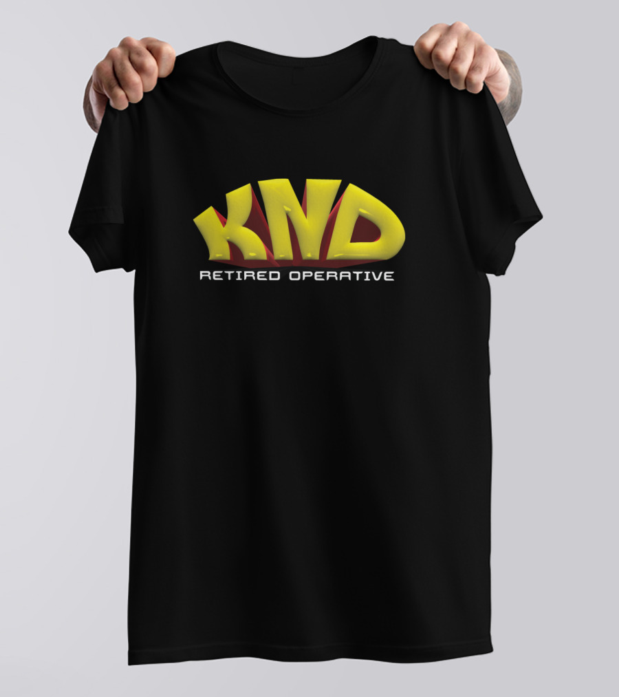 KND Retired Operative Kids Next Door Iconic Cartoon Reference T-Shirt