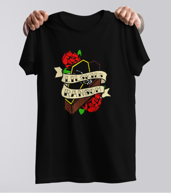 Lil Skies Ransom Coffin And Roses T-Shirt