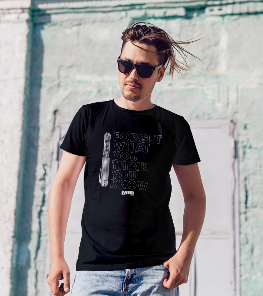MIB Forget What You Think You Know Neuralyzer Men In Black T-Shirt