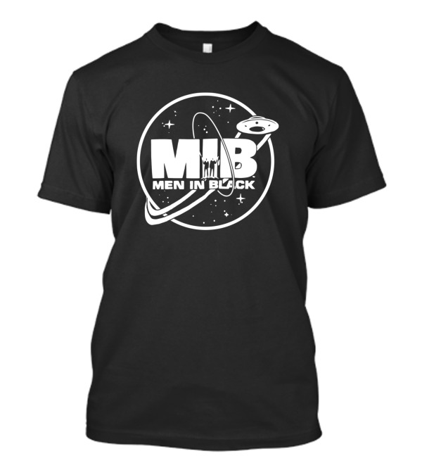 MIB Men In Black Universal UFO Space Stars T-Shirt