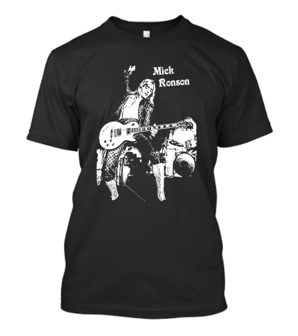 Mick Ronson Guitar Performance Iconic Rock T-Shirt