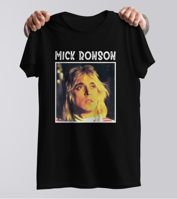 Mick Ronson Vintage Rock Star Portrait Classic T-Shirt
