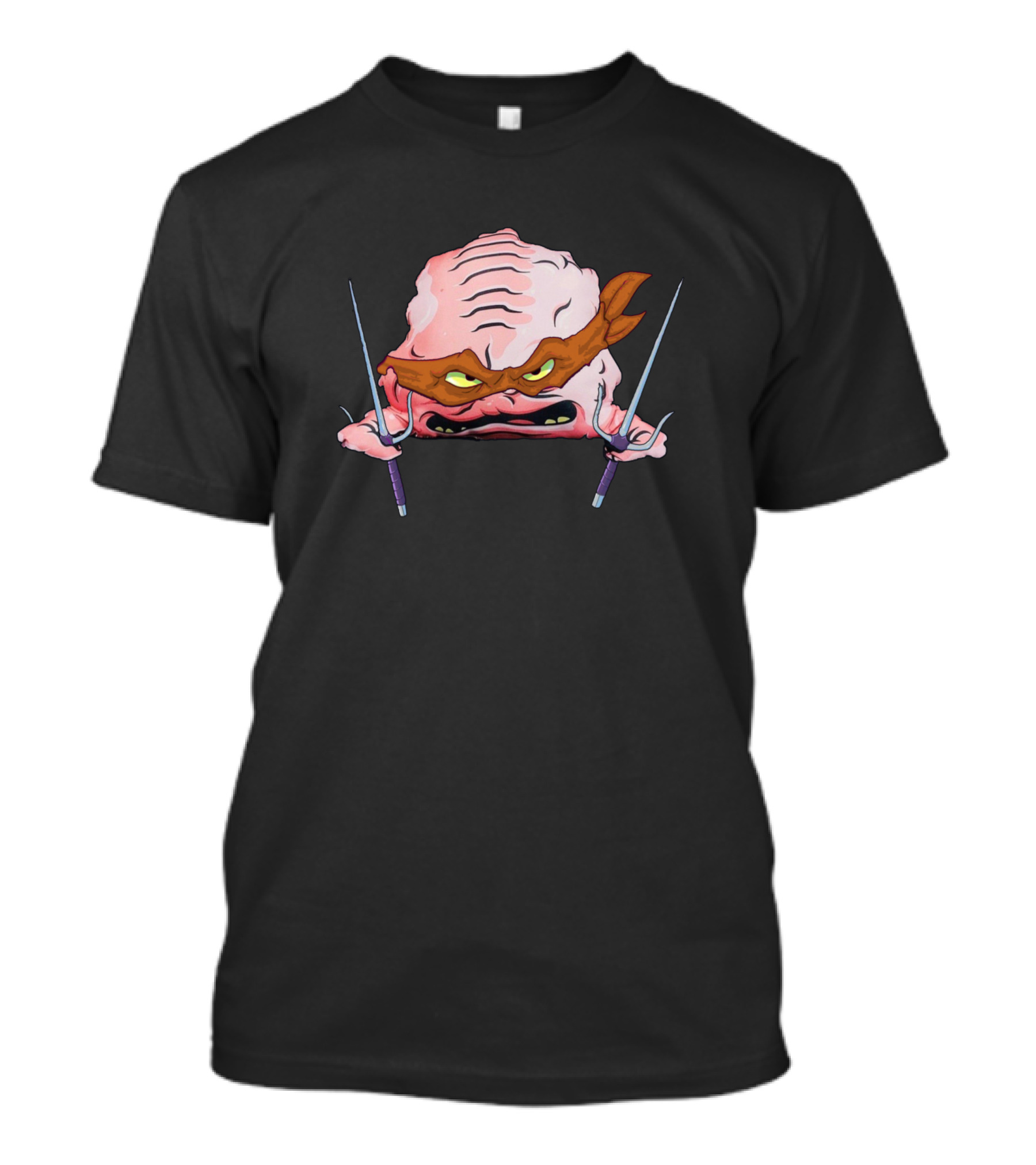 Ninja Krang With Sai Weapons Masked Creature T-Shirt
