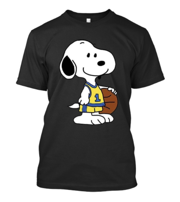 Snoopy Basketball Number One Jersey Character T-Shirt