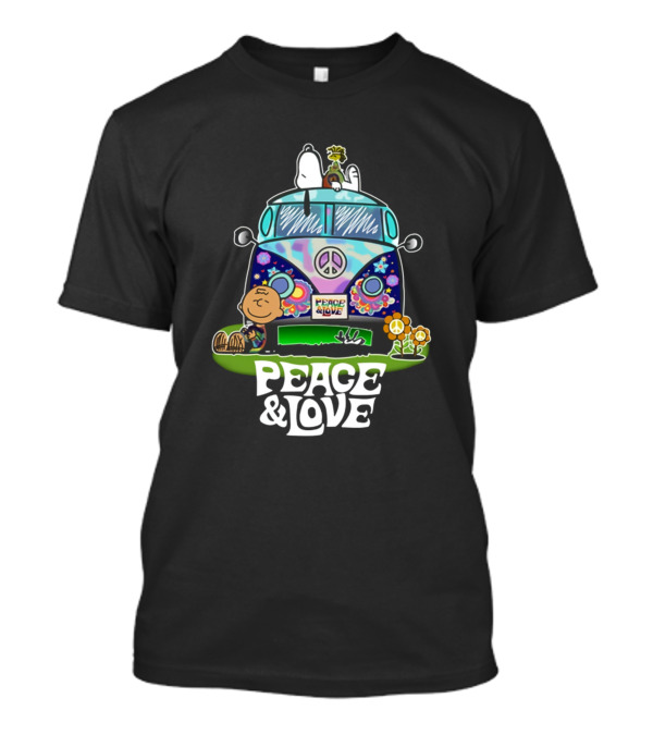 Peace And Love Snoopy Lover T-Shirt