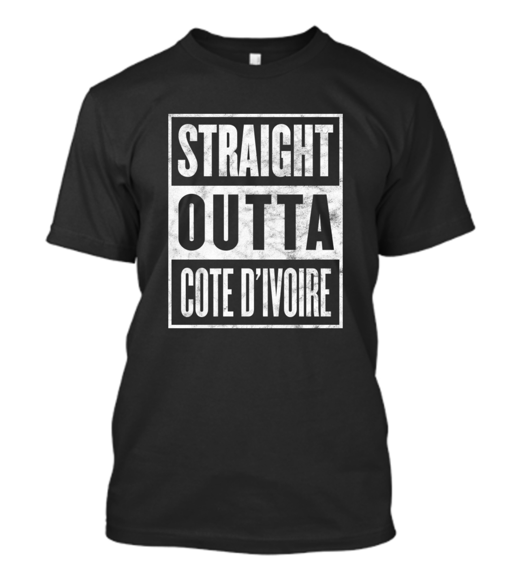 Straight Outta Cote D'Ivoire Funny Home Town State Classic T-Shirt