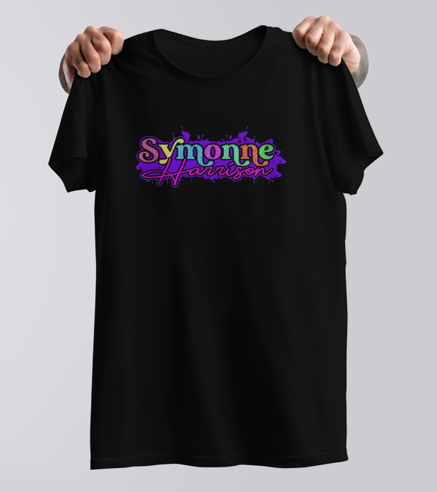 Symonne Harrison Colorful Splatter T-Shirt