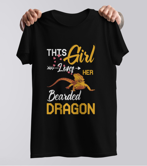 THTS Girl Loves Her Bearded Dragon T-Shirt
