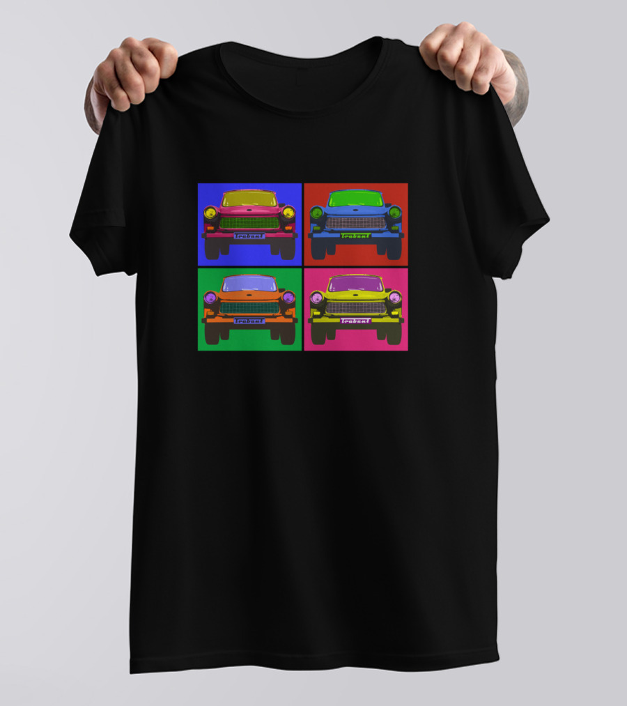 Trabant 601 Pop Art Style Andy Warhol Influence T-Shirt