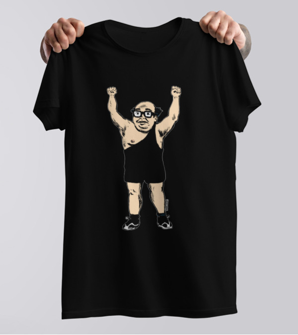 Trash Man Danny DeVito Wrestling Pose T-Shirt