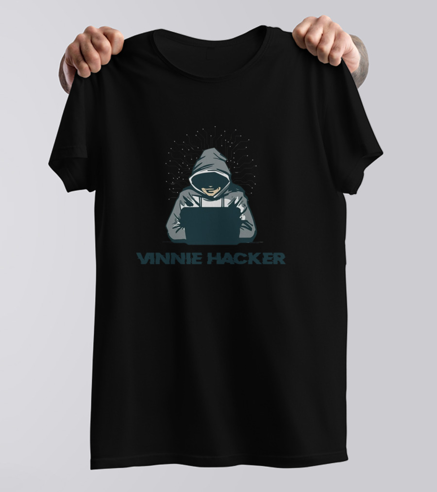 VINNIE HACKER Hoodie Laptop Icon T-Shirt
