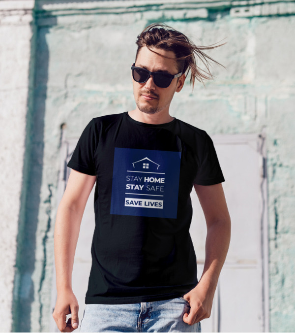 Stay Home Stay Safe Save Lives House T-Shirt
