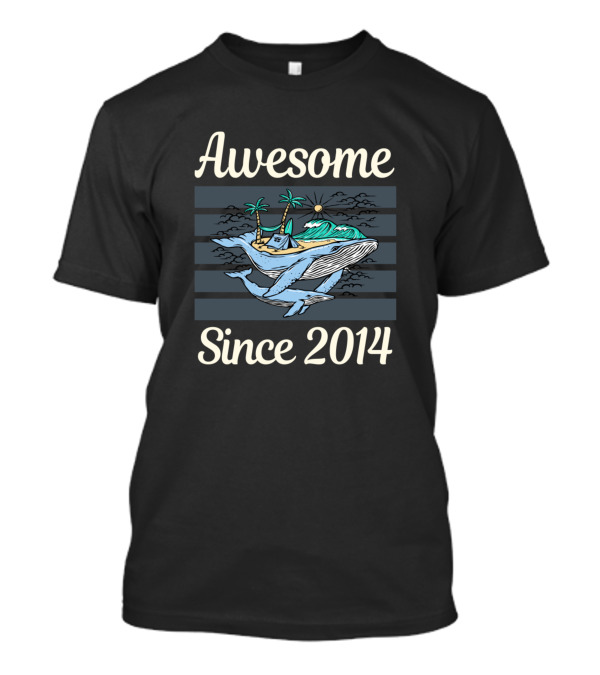 Awesome Whale Beach Vibes Since 2014 T-Shirt