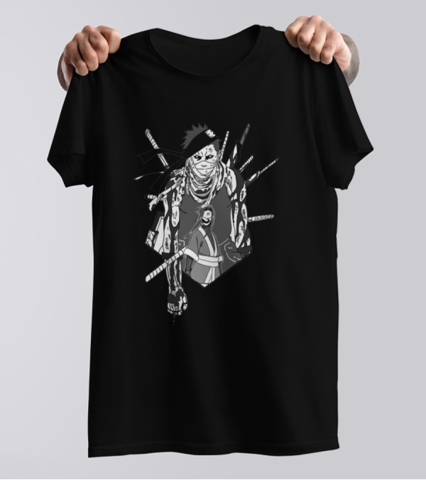 Zabuza Iconic Anime Character Illustration Ninja Swordsman T-Shirt