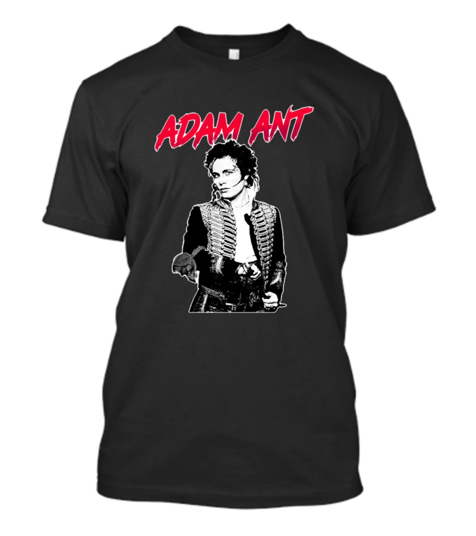 Adam Ant Retro 80s Tribute Iconic Performer T-Shirt