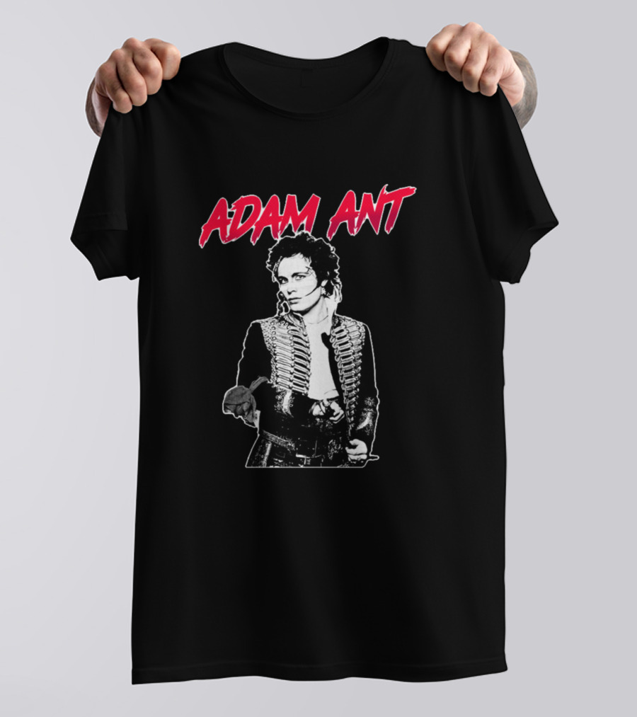 Adam Ant Retro 80s Tribute Iconic Performer T-Shirt