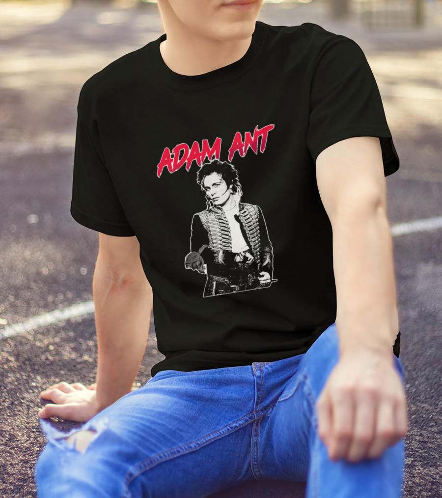 Adam Ant Retro 80s Tribute Iconic Performer T-Shirt