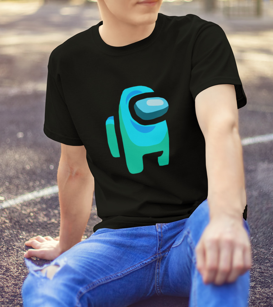 Among Us Blue Crewmate Character T-Shirt