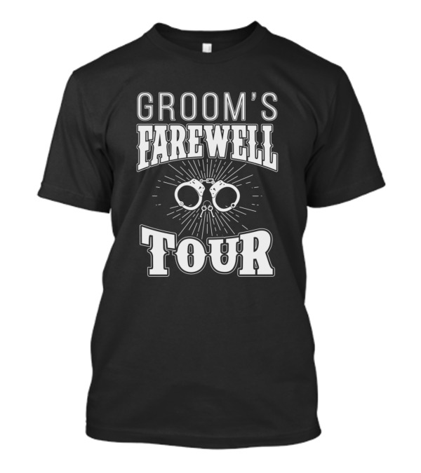 Groom's Farewell Tour Bachelor Party Men Booze Cruise T-Shirt