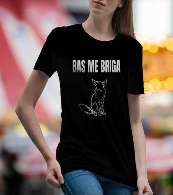 BAS ME BRIGA Howling Fox T-Shirt