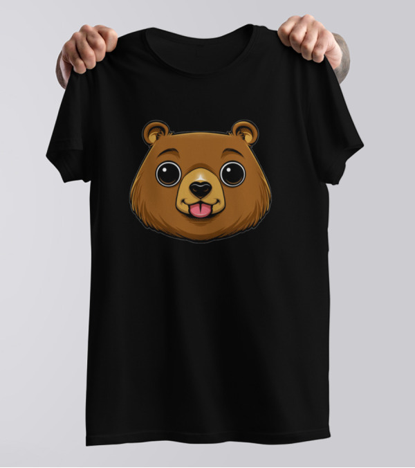 Bear Face Cute Expression T-Shirt